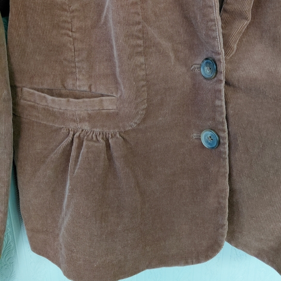 J Crew Womens Brown Corduroy Jacket Blazer - Picture 3 of 6